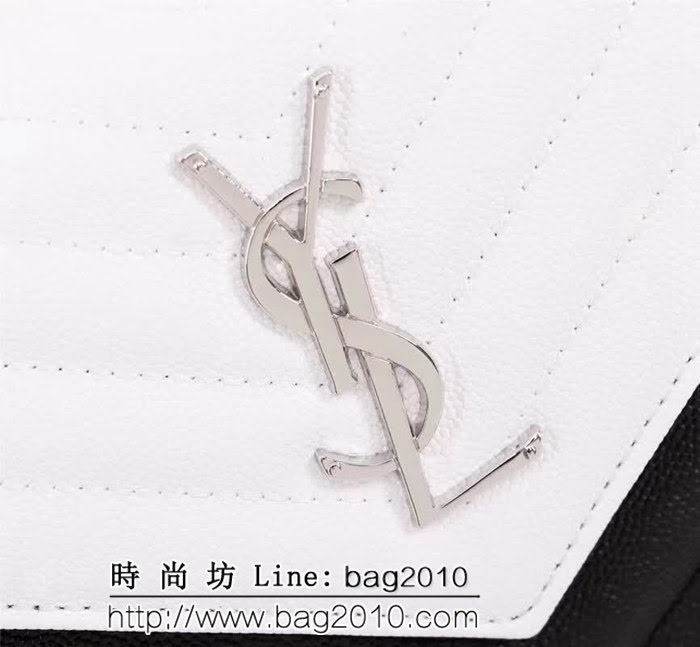 YSL聖羅蘭 專櫃最新配色牛皮鏈條肩背包 可當手包用 26813-1 YAS1103